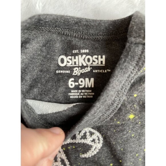 OshKosh Bgosh Baby Dinosaur Constellation Long Sleeve Shirt 6-9M - Picture 4 of 4